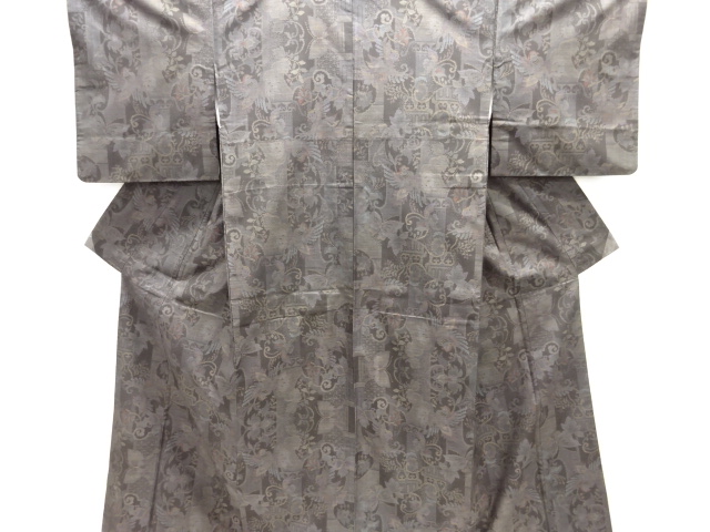 JAPANESE KIMONO / DORO OSHIMA TSUMUGI (7 maruki)
